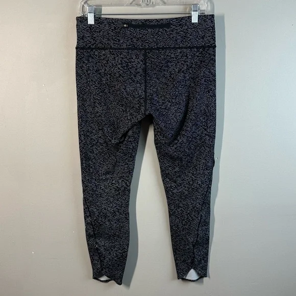 Lululemon Womens Quick Pace 7/8 Soundwave Leggings Size 10 Training Gym Yoga Run - Picture 3 of 16